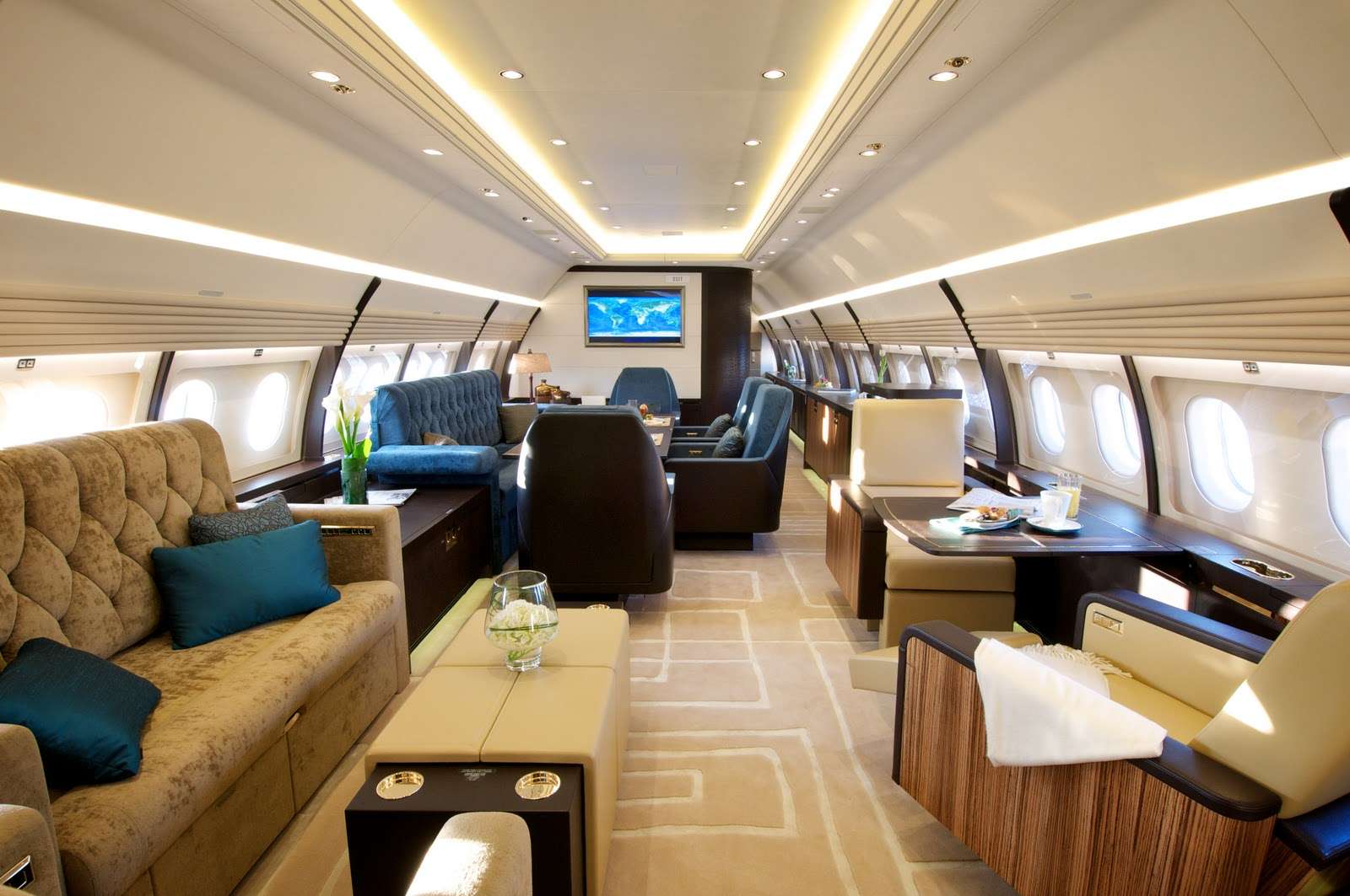 Airbus Corporate Jet Interior Airbus Corporate Jet Interior