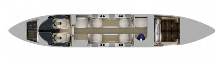 HondaJet Cabin Layout HondaJet Cabin Layout